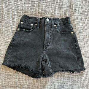 Madewell “High-Rise Denim Shorts”